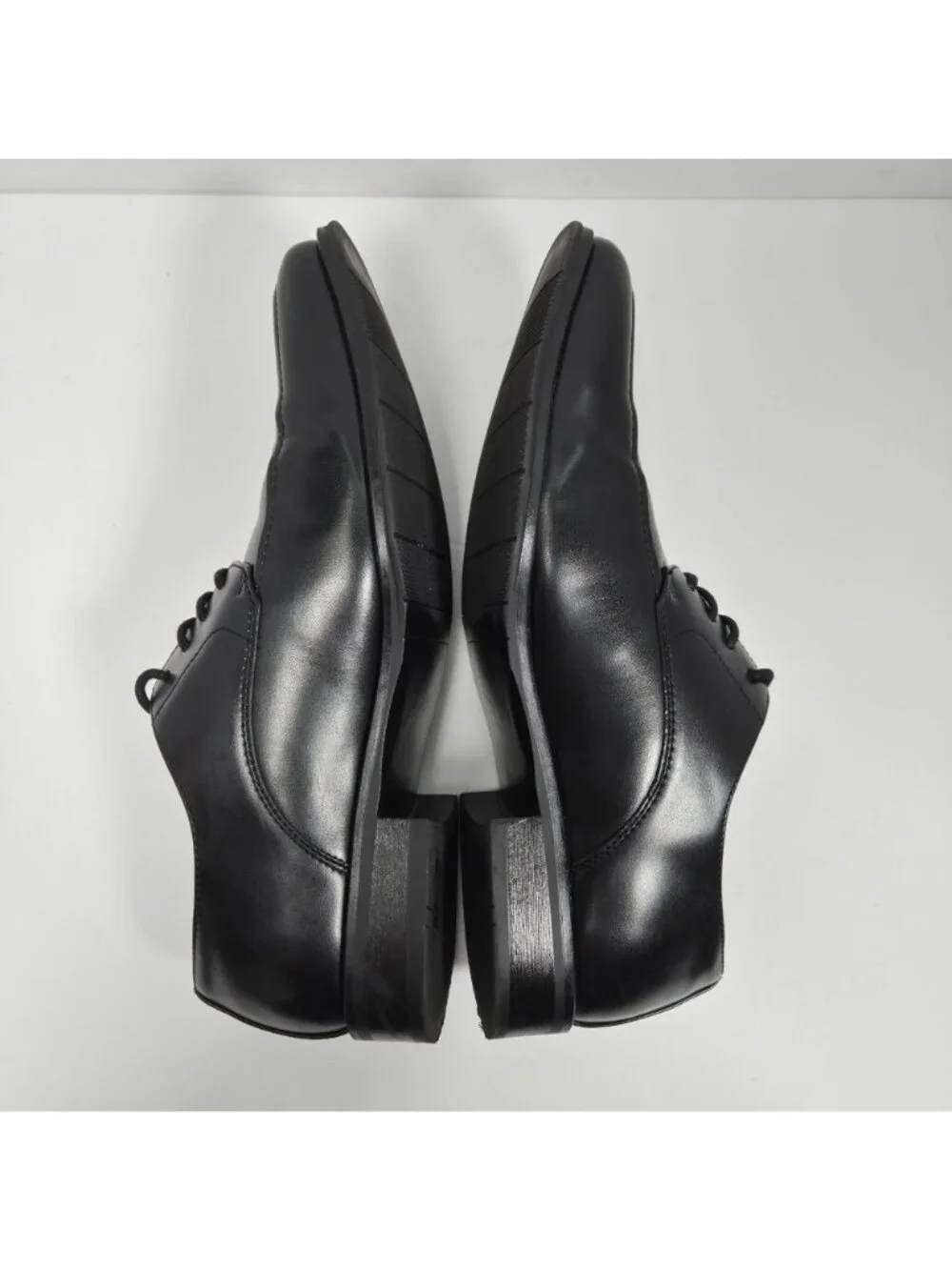 Alfani Ralphie Men's Black Leather Dress Shoes Size 8.5M